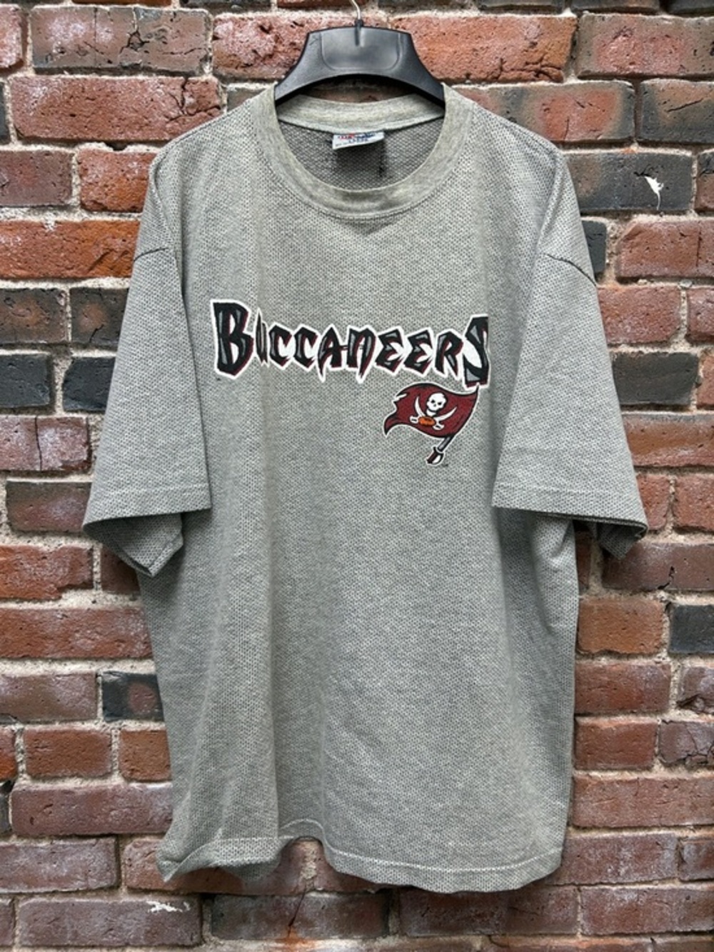 Tampa Bay Buccaneers Y2K Mesh Knit Graphic Tee